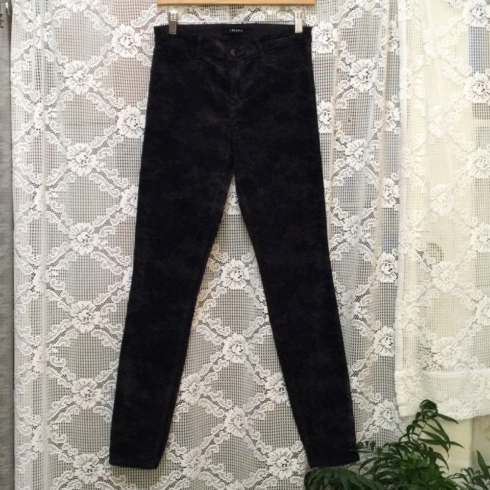 J Brand Women’s Super Skinny Twilight Purple Camo Stretch Jeans Size 28